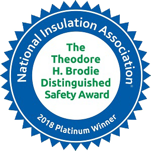 National Insulation Association Safety Award 2018