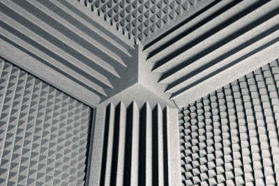 Acoustic foam absorber and bass traps for sound dampening